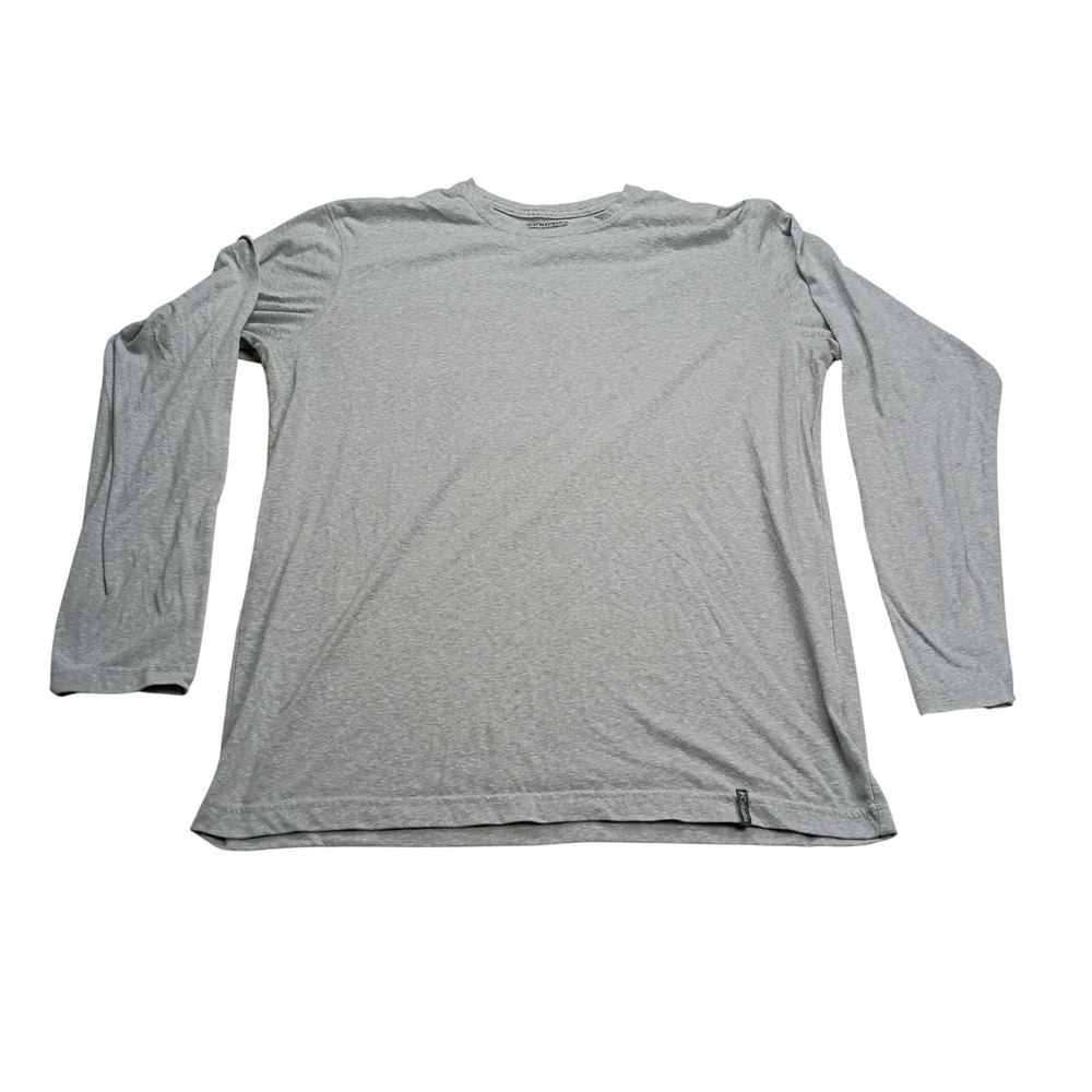 Columbia Omni-Wick T-Shirt‎ Mens L Gray Long Sleeve Heathered Active